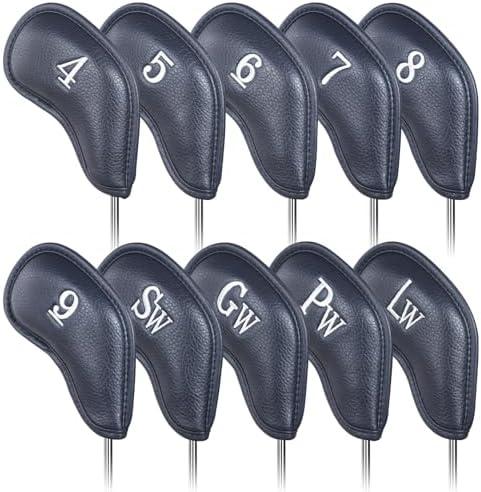 Craftsman Golf Magnetic Iron Headcovers Protective Cover with Large No.