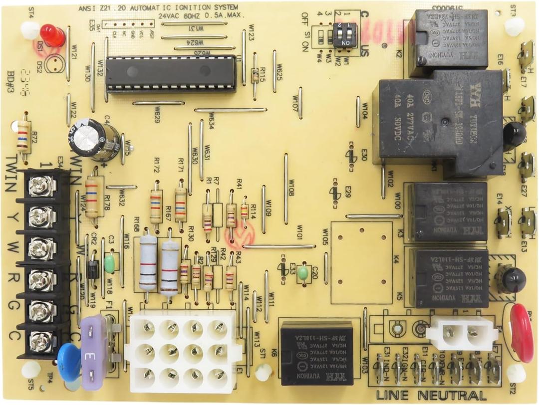 Furnace Control Board 50A55-743,Replacement for Amana/Goodman Furnace Control Circuit Board PCBBF112S 0130F00005S B18099-26 B1809926S PCBBF123S