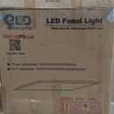 2X2 LED Flat Panel Light Emergency Battery Backup, 40W-3000K/4000K/5000K, 0-10V Dimmable, 4390 Lumens, LED Drop Ceiling Light, 100-277V, and UL Listed, Ultra Thin Back-Lit (6 Pack)