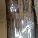 UNISHADES Cordless Bamboo Roman Shades for Windows, Blinds Size (34.5" W ×48" H) Colour (Highfield Teak)