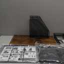 OPNICE Desk Organizer, 4Tier Desktop File Organizer with Drawer and 2 Pen Holders, Office Desk Accessories, File Sorters, Workspace Organizers for Office Supplies(Brown Wood)