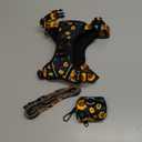 Petmolico No Pull Dog Harness Set, 2 Leash Attchment Easy Control Handle Reflective Vest Dog Harness Breed, Small Dogs Harness and Leash Set with Poop Bag Holder(S, Sunflower)