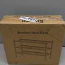 Kitsure Bamboo Wooden Shoe Rack for Closet - Stackable Shoe Organizer with Modular Structure, Space-Saving Shoe Shelf for Entryway, Living Room, Bedroom, 26.8" x 11" x 18.9", Natural (26.8"Wide - 3 Tiers, Nature)