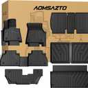 Floor Mats & Cargo Liner & 2nd 3rd Backrest Mat for BMW X7 2019-2025 2026 Only 7-Seater | Custom Fit 2026 BMW X7 G07 Accessories All Weather Floor Mats Trunk Mat Back Seat Cover Protector Full Set