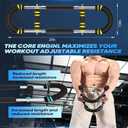 Twister Arm Trainer,Arm Trainer for Men, Adjustable Chest Workout Equipment,Chest Trainer, Shoulder Muscle Training,Wrist & Forearm Strengtheners, Portable Home Fitness Equipment