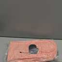 KEGOUU Oven Mitts and Pot Holders 6pcs Set, Kitchen Oven Glove High Heat Resistant 500 Degree Extra Long Oven Mitts and Potholder with Non-Slip Silicone Surface for Cooking (Pink)