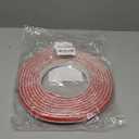 Flexible, Peel and Stick Wall Molding Trim Caulk Strip Self Adhesive Corner Trim Moulding for Ceiling, Backsplash, Tile Edge, Countertops, Baseboard, Counters, Floor and More, White, 20 Feet