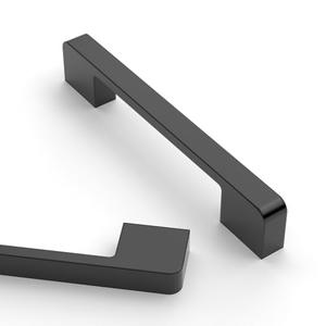 Asidrama 10 Pack 5 Inch(128mm) Matte Black Kitchen Cabinet Handles, Cabinet Pulls Kitchen Cabinet Hardware for Cupboard Drawer Handles