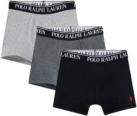 POLO RALPH LAUREN boys 3-pack Boxer Briefs, M