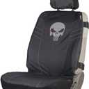 Chris Kyle Seat Covers, Easy to Install Front and Bench Seat Covers for Car, Truck, and SUV, Protector (Black)