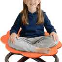 Spinning Chair for Autistic Kids Ages 3-8 Autism Sensory Toy, Orange Flower, 1.38 ft x 1.38 ft x 0.66 ft