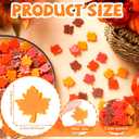 Soulchen 100 Pcs Mini Thanksgiving Leaves Figurines Fall Resin Maple Leaf for Crafts Fall Decorations Miniatures Tiny Maple Leaves Decor for DIY Fairy Garden Micro Landscaping Autumn Party Decorations