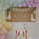 Silly Goose ONE High Chair Banner Pink Gingham Yarn Tassel Garland for One Silly Gosse Theme Girl Sweet One First Birthday Decorations