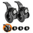ZY-HUAN Barbell Clips 1 inch Barbell Clamps 0.9-1.18inch Quick Release Weight Clips for Bars Multi-Size Adjustable Olympic Barbell Clamps