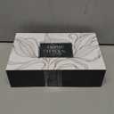 Mega Handles Reed Diffuser Sets (50ml) - 3 Pack White Flower Scent Bathroom Diffuser, Elegant Reed Diffuser for Shelf Decor, Decorative Air Freshener for Large Rooms - Matte Black