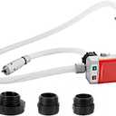 Saker Sakerplus Portable Fuel Pump with Auto-Stop, 9.08L/Min (2.4GPM), Battery Powered, 51" Hose, for Gasoline, Diesel, Oil  Ideal for Cars, Lawn Mowers, Chainsaws, Boats (1 set)