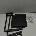 Clamp On Desk Organizer, 2-Tier Desktop Bookshelf, Adjustable Desk Storage Shelf, Metal Frame, for Office, Study and Game Room, Black DSBK3501