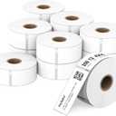 Compatible 1-1/8" x 3-1/2" Direct Thermal Labels Replacement for DYMO 30252 Barcodes Address Postage, Compatible with Rollo, DYMO 4XL & Zebra Desktop Printers (12 Rolls, 350 Labels/Roll)