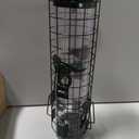 Squirrel Proof Bird Feeder,Metal Mesh Bird Feeders for Outdoors Hanging,Gravity Protection Squirrel Proof Wild Bird Feeders with Finch Cardinal Chickadee,3LB Large Capacity,Green
