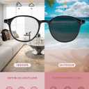 SKYWAY Photochromic Multifocus Reading Glasses women men Transition Sunglasses Blue Light Blocking Computer Readers, +2.5