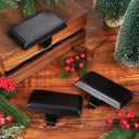 WYTAOHZL 6PCS Christmas Stocking Holders Metal Hangers Mantle Hangers Hooks Stocking Holder for Holiday Xmas Fireplace Stair Indoor Decor Black