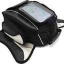 Dracarys Motorcycle Tank Bag Oxford Saddle Black Motorbike Bag - Strong Magnetic Bag for Honda Yamaha Suzuki Kawasaki Harley (10Liter)