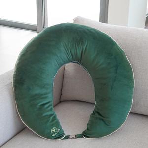 Legendary Valari Pillow | Reading, Gaming, & Crochet Support Pillow | Ergonomic Arm Pillow for Adults with a Breathable, Machine-Washable Cover | Computer Pillow Made with Dacron Filling, Green & Blue