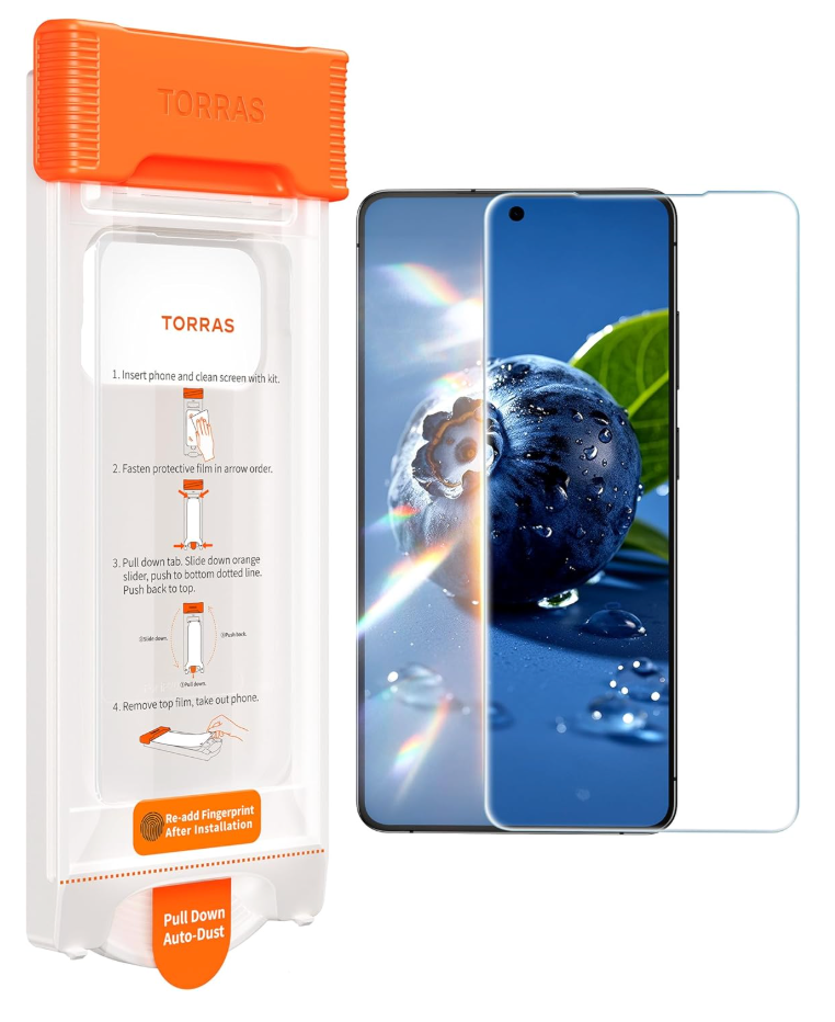 TORRAS Strong Magnetic & Seamless Stand for Samsung Galaxy S26 Ultra Case, Fit for MagSafe, MilGrade Drop Protection, Kickstand for Samsung Galaxy S26 Ultra Case, Translucent Back/Purple Edge