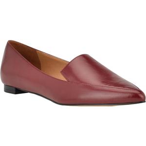 NINE WEST FOOTWEAR Women's Wnabay3 Loafer (6, Red Patent 604)