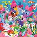 PETER PAUPER PRESS Mermaid Adventure Jumbo Floor Puzzle (48 Pieces) (36 inches Wide x 24 inches high)