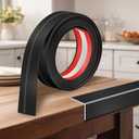 Kikerike 1.6 Inch x 10 Feet Wall Corner Protector Peel and Stick Corner Trim Molding Strip Self Adhesive wall Edge Protectors Guards for Edge Ceiling, Black