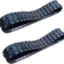 2 pcs Excavator Rubber Track 180 x 72 x 37 fits 0.8Tons-2Tons Mini Excavators Caterpillar,Kubota，Komatsu，JCB，Yanmar，Gehl，Hitachi，Takeuchi，Kobelco，Daewoo，Wacker Nuson