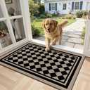 Vaukki Indoor Door Mat 24"x36", Ultra Thin Doormat Indoor Entrance