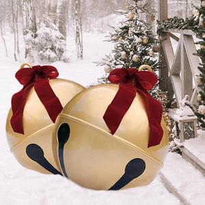 2PCS Inflatable Christmas Ball 23.6IN Giant Jingle Bell Inflatable Ball Fun Christmas Inflatable Yard Decor Xmas Balloon Pendant Outdoor Ornament for Garden Yard Patio Christmas Holiday Decor