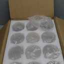 12pcs Clear Cylinder Vases for Centerpieces, Glass Flower Vases for Wedding Decorations and Home Decor, 6 Inch Glass Hurricane Candle Holder for Table Shelf