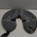 Soft Inflatable Dog Cone Alternative - Neck Donut E Collar for Large, Medium, Small Dogs & Cats - Post Surgery Recovery Collar to Stop Licking - Grey