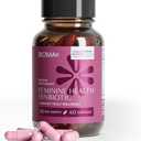 BIOMA Feminine Health Synbiotic - Women's Health Supplement for Healthy Vaginal pH, Urinary Tract & Digestive Support - with Probiotics, Cranberry & Tributyrin - 60 Capsules (30-Day Supply) (60 Count (Pack of 1)), Exp: 01/2028