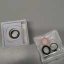 Smart Ring For Women Men, Health Tracker with Heart Rate/Blood Oxygen/Blood Pressure/Sleep Monitoring/Step Counting, IP68 Waterproof Fitness ring, No App Fees for iPhone & Android (Black, 10#)