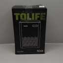 Dehumidifier for Bedroom Bathroom Basements, Dehumidifier with 2 Working Mode, Auto Shut Off, 7 Colors LED Light, Black