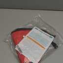 Soft Dog Cone Collar After Surgery: Adjustable Long Foldable Comfy Recovery Shame Elizabethan Stop Licking Small Medium Large Dogs (Red, M) (Neck:10.6"-13.4")