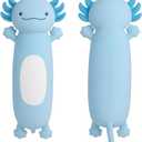 Dalmao 22 inch Cute Giant Blue Axolotl Plush Soft Body Pillow, Large Axolotl Stuffed Animals Toy, Squishy Plushies Gifts for Kids Boys Girls Birthday