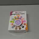 3 Pack Beginners Crochet Kit - Chocolate Brown, Grey, Caramel Yarn for Crocheting & Knitting, Easy-to-See Stitches, Chunky Thick Bulky Cotton Soft Yarn (3x50g)