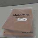 MANDIOO Set of 2 Faux Leather Decorative Throw Pillow Covers Modern Solid Outdoor Cushion Cases Luxury Pillowcases for Couch Sofa Bed 16x16 Inches Brown
