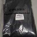 10x12ft Black Backdrop for Photography, Large Seamless Polyester Fabric Pure Black Photo Backdrop Curtain for Portrait Photoshoot Party Video