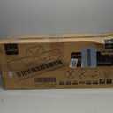 61 Key Portable Electronic Keyboard Piano w/Lighted Full Size Keys, LCD, Headphones, X-Stand, Stool, Music Rest, Microphone, Note Stickers, Built-In Speakers,3 Teaching Modes