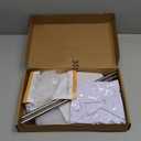 SINBEE Balloon Arch Stand, Balloon Arch Kit of 2, 7 Feet Height Adjustable Metal Balloon Column Stand for Party Decorations Wedding Birthday, Graduation Party Decoration, Baby Shower, Silver