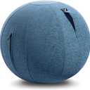 Vivora Luno - Sitting Ball Chair for Office and Home, Lightweight Self-Standing Ergonomic Posture Activating Exercise Ball Solution with Handle & Cover, Classroom & Yoga, Standard
