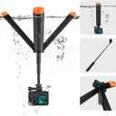 TELESIN 4 in 1 Selfie Stick Floating Hand Grip Tripod Waterproof Extendable Selfie Monopod for GoPro Hero 13, 12, 11, 10, 9, 8, DJI OSMO Action 6 5 Pro 4 3Insta360 Ace Pro 2 and Most Action Camera