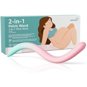 GROWNSY Perineal Massage Tool for Pregnancy Labor and Birth Prep, Pain Relief for Labor and Delivery, Pelvic Wand Tool, Pelvic Floor Muscle Massager for Pelvic Physical Therapy, Postpartum Essentials