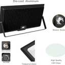 2 Pack 600W LED Flood Light, Outside Warm White Flood Lights,3000K 60000LM Super Bright Outdoor Security Lamp (3000W Equivalent), IP66 Waterproof Floodlight for Yard, Field, Court, Stadium
